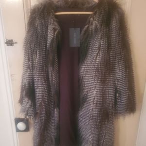 "New" ZARA Fur Coat